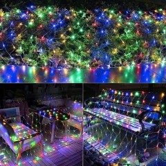 Instalatie de Craciun tip plasa, 2 x 2 m, 160 led-uri Instalatie de Craciun tip plasa, 2 x 2 m, 160 led-uri