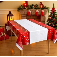 Fata de masa cauciucata pentru Craciun 180 x 108 cm Fata de masa cauciucata pentru Craciun 180 x 108 cm