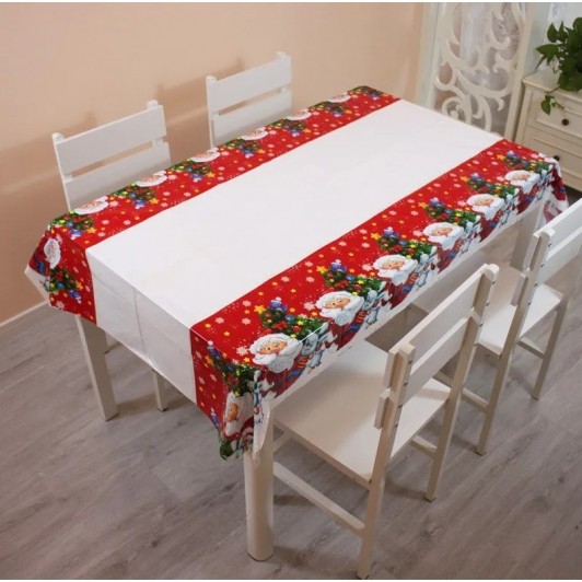 Fata de masa cauciucata pentru Craciun 180 x 108 cm Fata de masa cauciucata pentru Craciun 180 x 108 cm