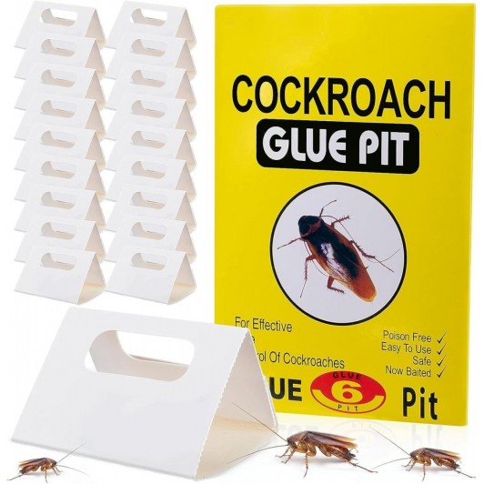 Set 6 capcane non-toxice cu adeziv pentru rozatoare/gandaci