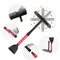 Perie de zapada 3 in 1, 360 grade, racleta, maner antiderapant, 54 cm Perie de zapada 3 in 1, 360 grade, racleta, maner antiderapant, 54 cm