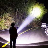 Lanterna militara puternica cu acumulator 1200 mAh indicator baterie, usb, 300 metri