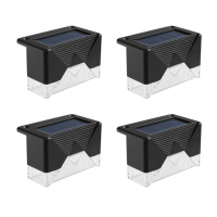 3 + 1 Gratis Aplice Solare pentru Trepte și Borduri – Lumină Alb Cald, 8-10 ore Autonomie, IP65