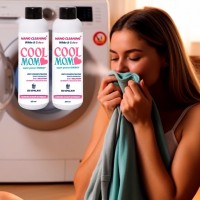 1+1 Gratis Detergent de rufe Nano Cleaning Cool Mom Super Power Energy - Editie limitata!