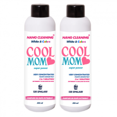1+1 Gratis Detergent de rufe Nano Cleaning Cool Mom Super Power Energy - Editie limitata!