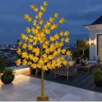 Artar decorativ de lux, Golden Tree, 1.70 m, frunze luminoase, finisaj premium, alb cald Artar decorativ de lux, Golden Tree, 1.70 m, frunze luminoase, finisaj premium, alb cald