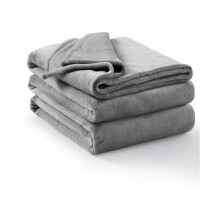 1+1 Gratis Patura Cocolino pentru Pat Dublu, uni, 200 x 230 cm, gri 1+1 Gratis Patura Cocolino pentru Pat Dublu, uni, 200 x 230 cm, gri