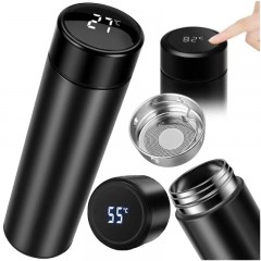 1+1 Gratis Termos digital din inox, 500ml, metine rece 24 ore si cald pana la 18 ore, 500 ml fiecare 1+1 Gratis Termos digital din inox, 500ml, metine rece 24 ore si cald pana la 18 ore, 500 ml fiecare