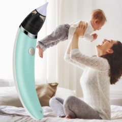 Aspirator nazal electric pentru bebelusi cu nivel de putere reglabil si 2 adaptoare din silicon Aspirator nazal electric pentru bebelusi cu nivel de putere reglabil si 2 adaptoare din silicon