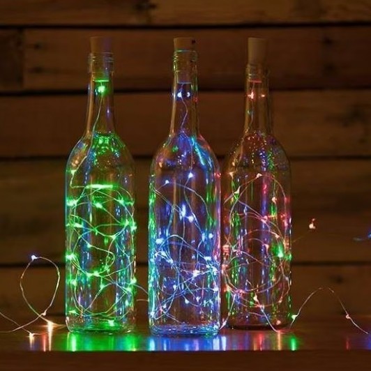 1+1 Gratis Instalatie LED Cu Baterii 2 m, 20 led-uri, multicolor 1+1 Gratis Instalatie LED Cu Baterii 2 m, 20 led-uri, multicolor