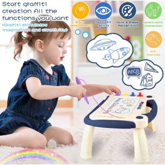 Masuta educativa creativitate pentru copii 2-5 ani 30 x 23.5 x 15cm