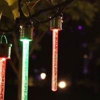 1+1 GRATIS Lămpi Solare Turture cu Agățătoare Lumini Multicolore Magice pentru exterior, IP 65