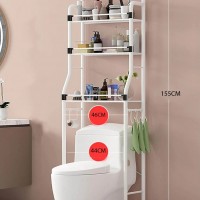 Etajera metalica cu 3 polite, organizator peste toaleta sau masina de spalat 152 cm x 66 cm x 25 cm