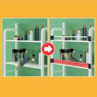 Etajera metalica cu 3 polite, organizator peste toaleta sau masina de spalat 152 cm x 66 cm x 25 cm