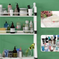 Etajera metalica cu 3 polite, organizator peste toaleta sau masina de spalat 152 cm x 66 cm x 25 cm