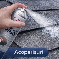 1+1 Gratis spray-uri etansare ideale in sigilarea acoperisurilor, tevilor, peretilor 750 ml fiecare