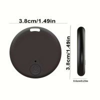 2+1 Gratis Dispozitive Anti-Pierdere Inteligente cu Bluetooth, GPS Tracker, 38 x 38 x 7 mm