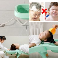 Suport pliabil pentru spalat parul, pentru Copii, cu Scurgere, Antialunecare, Reglabil, cu Manere