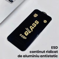 Folie de Protectie pentru iPhone 17, Sticla Securizata ESD, Rezistenta la Zgarieturi, 0.35 mm
