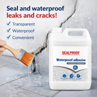 Solutie etansare 5 L + Perie aplicare, ideale in sigilarea acoperisurilor, tevilor, peretilor etc