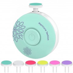 Pila Electrica pentru Copii si Bebelusi, ABS, Incarcare USB, 6 Accesorii, cu Lumina LED