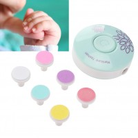 Pila Electrica pentru Copii si Bebelusi, ABS, Incarcare USB, 6 Accesorii, cu Lumina LED