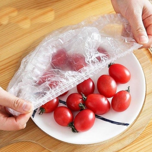 Set 100 Folie de Protectie Elastica pentru Alimente si Boluri, diametrul 12 - 40 cm Set 100 Folie de Protectie Elastica pentru Alimente si Boluri, diametrul 12 - 40 cm