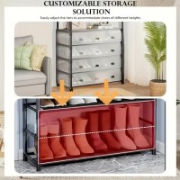 Cuier metalic 169 x 35 x 57 cm, cu suport pentru pantofi, structură metalică, sertare