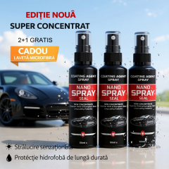 2+1 Gratis Nano Spray Super Concentrat, 50 ml fiecare, solutie concentrata diluabila, total 3 litri