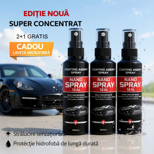 2+1 Gratis Nano Spray Super Concentrat, 50 ml fiecare, solutie concentrata diluabila, total 3 litri