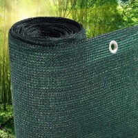 1 + 1 Gratis Plasa verde gard de umbrire antivant, cu inele, 160 gr/mp, 2 x 5 m