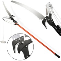 Foarfeca tip fierastrau pentru taiat pomi cu coada telescopica 2.4 m Foarfeca tip fierastrau pentru taiat pomi cu coada telescopica 2.4 m