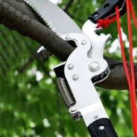 Foarfeca tip fierastrau pentru taiat pomi cu coada telescopica 2.4 m Foarfeca tip fierastrau pentru taiat pomi cu coada telescopica 2.4 m