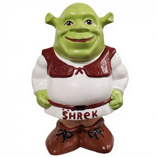 Figurina decorativa Hand Made pentru gradina, Model Shrek 23 cm