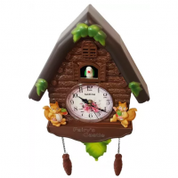 Ceas de perete cu cuc si pendul, Casuta cu cuc 30 cm