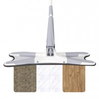 Mop microfibra, reglabil, mop x, mop microfibra Inaltime 1.40 m, Otel inoxidabil