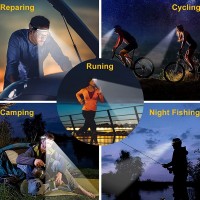 Lanterna frontala LED 5 moduri de iluminare, rezistenta la apa, camping si activitati in aer liber Lanterna frontala LED 5 moduri de iluminare, rezistenta la apa, camping si activitati in aer liber