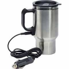 Cana termos pentru masina, cu adaptor la bricheta, 400 ml