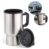 Cana termos pentru masina, cu adaptor la bricheta, 400 ml