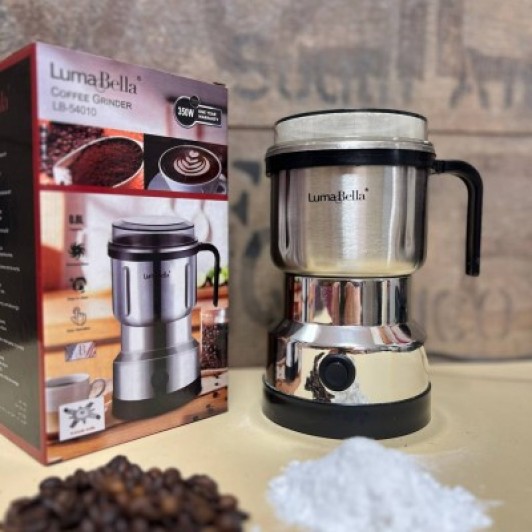 Rasnita electrica pentru cafea, condimente, nuci sau alte ingrediente, 200W, 0.6 litri, din inox