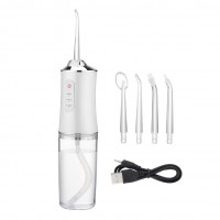 Irigator bucal si oral, 140 PSI, functie de masaj, rotatie 360°, portabil, reincarcabil, fara fir