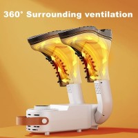 Uscator electric pentru incaltaminte, cu doua brate, temporizator, oprire automata，usor de pliat