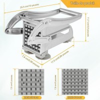 Feliator manual pentru cartofi pai sau alte legume, din otel inoxidabil, cu 2 lame de schimb