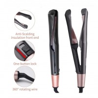 Aparatul profesional 2 in 1 ce onduleaza sau indreapta parul, din ceramica, reglaj temperatura Aparatul profesional 2 in 1 ce onduleaza sau indreapta parul, din ceramica, reglaj temperatura