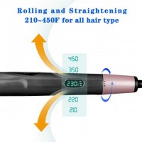 Aparatul profesional 2 in 1 ce onduleaza sau indreapta parul, din ceramica, reglaj temperatura Aparatul profesional 2 in 1 ce onduleaza sau indreapta parul, din ceramica, reglaj temperatura