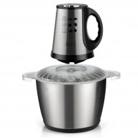 Tocator electric puternic, capacitate mare, 3 litri, cu 3 trepte de viteza si 4 lame din otel 1000W