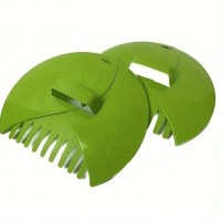 Pachet 2 colectoare de frunze tip grebla, manuale dimensiuni 36 x 31 cm, cu maner integrat