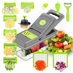 Razatoare mulfifunctionala cu 16 piese, lame din inox si maner de protectie