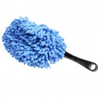 Perie indepartare praf auto, microfibra 32 x 15 cm + cap de schimb gri