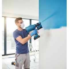 Pistol de vopsit profesional electric, fără fir, 800W, 48V, 2 Acumulatori Li-Ion, rezervor 800 ml Pistol de vopsit profesional electric, fără fir, 800W, 48V, 2 Acumulatori Li-Ion, rezervor 800 ml